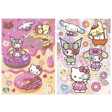 2×500 Hello Kitty et amis Donuts 2
