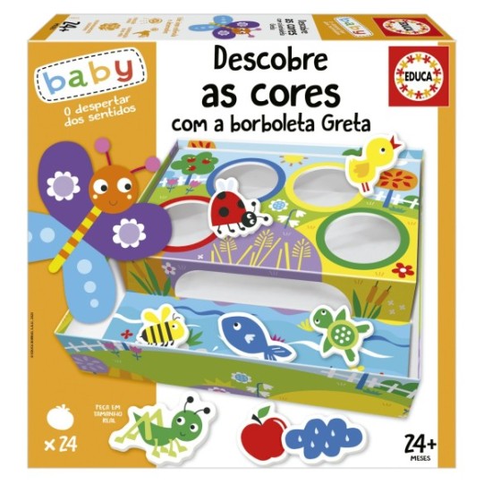 Descobre as cores com a borboleta Greta