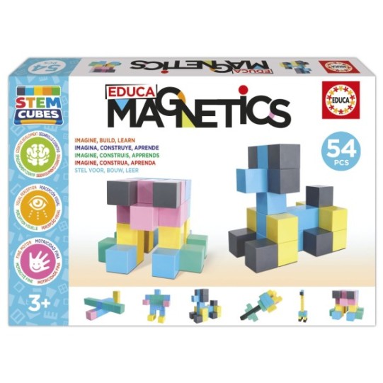 Educa Magnetics Stem cubes 54