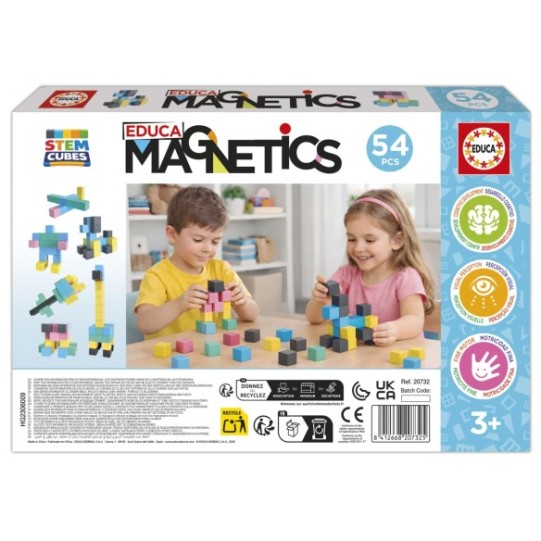 Educa Magnetics Stem cubes 54