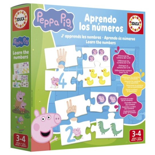 Aprendo... Los números Peppa Pig
