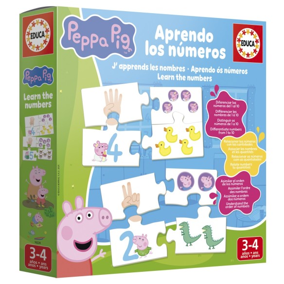 Aprenc els nombres Peppa Pig
