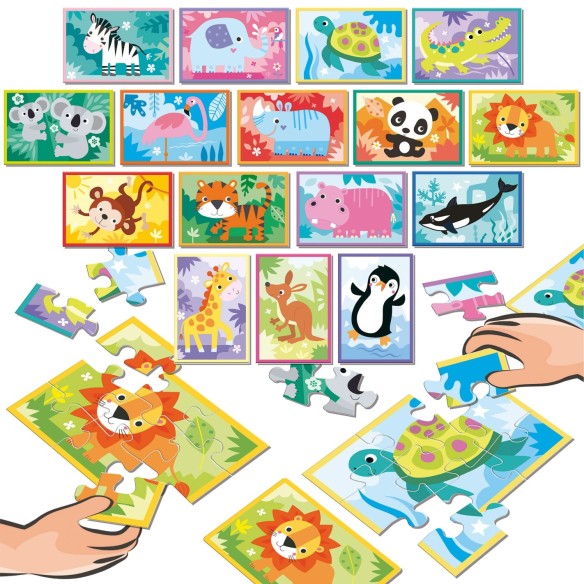 Puzzle Battle Jr Animals
