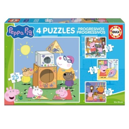 Puzles Progressius Peppa Pig 12+16+20+25