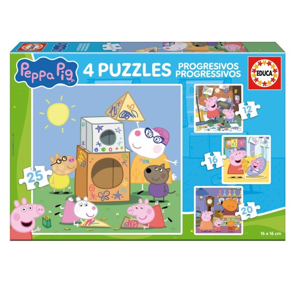 Progresivos Peppa Pig 12+16+20+25
