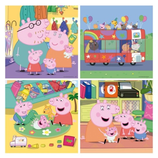 Malette Puzzles Progressifs Peppa Pig 6+9+12+16