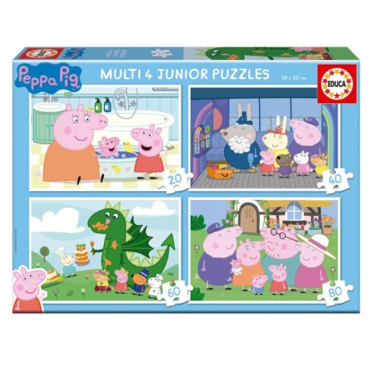 Multi 4 Junior Peppa Pig 20+40+60+80