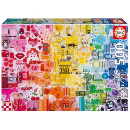 500 Collage de Couleurs