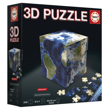 3D Puzzle carte du monde 2