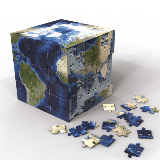 3D PUZZLE CARTE DU MONDE