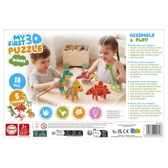 Mon premier Puzzle 3D de dinos