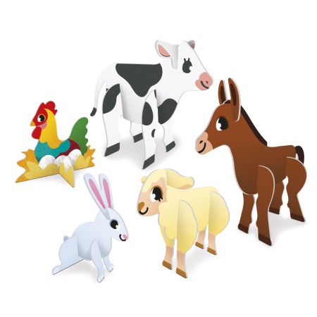 Mi primer puzzle 3D granja 2