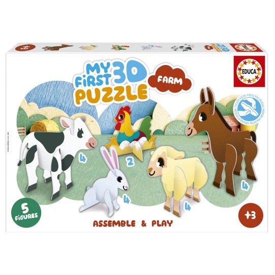 O meu primeiro puzzle 3D quinta