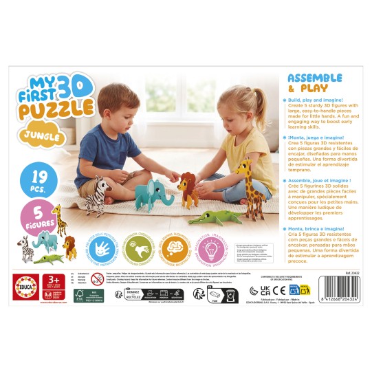 Mon premier 3D puzzle jungle