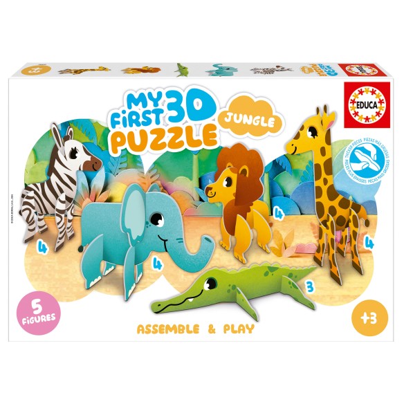 Mi primer puzzle 3D jungla