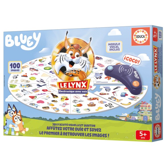 Le Lynx électronique avec voix Bluey