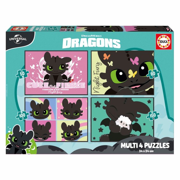 How to train your Dragon Multi 4 en 1 (50-80-100-150)