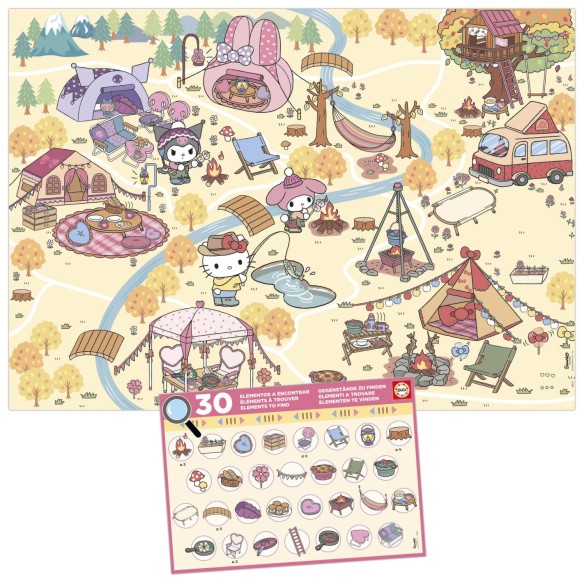 Jeu de détective 150 Hello Kitty & Friends
