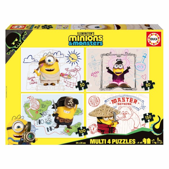 Minions Multi 4 puzzles