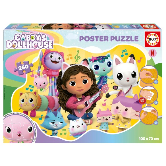 Gabby's Dollhouse Poster Puzzle