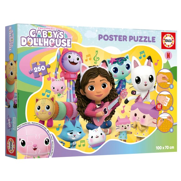 Gabby's Dollhouse Poster Puzzle