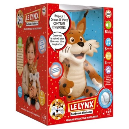 Peluche Lynx Conteuse d’histoire