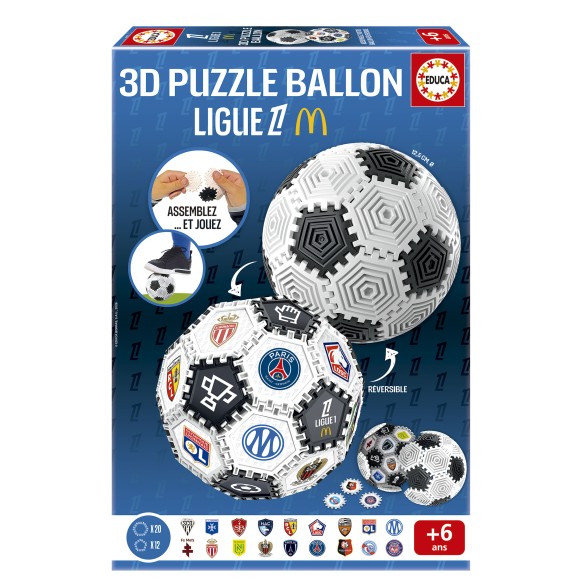 Puzzle balon 3D Ligue 1