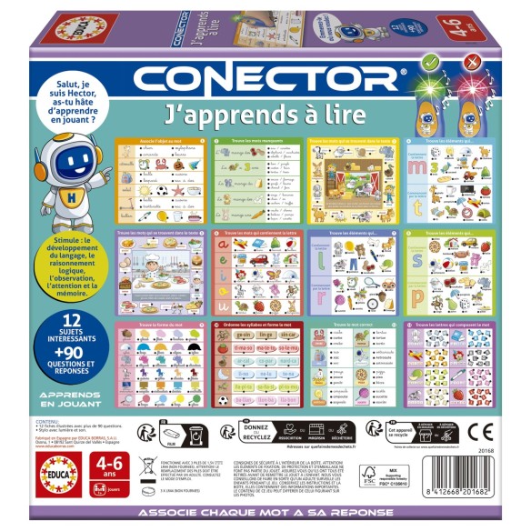    Conector J'APPRENDS À LIRE