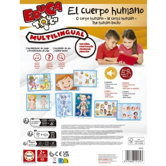 Educa Touch Junior The Human Body