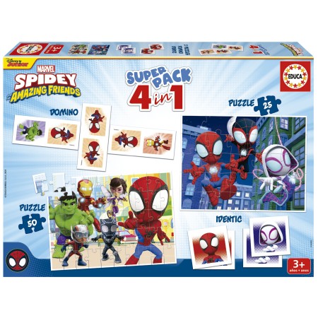 Superpack 4 en 1 Spide et ses amis étonnants