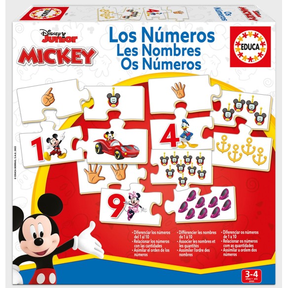 Les nombres Mickey and Friends