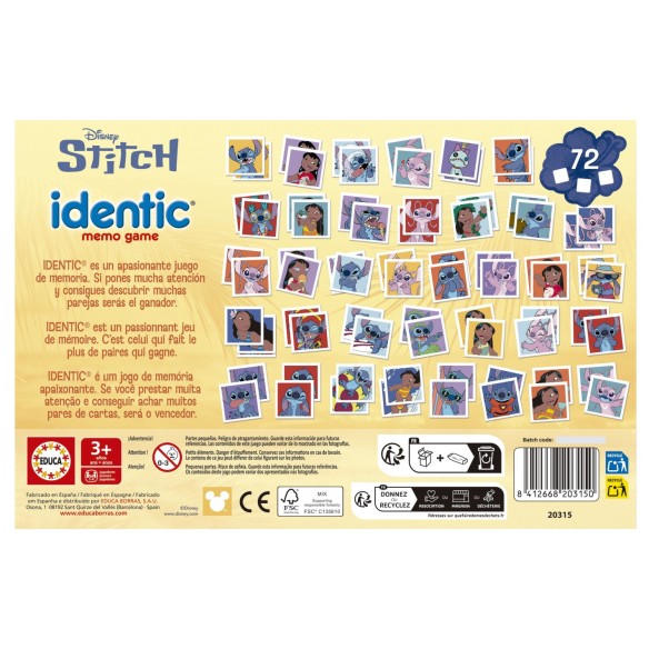 Identic Stitch 72 targetes