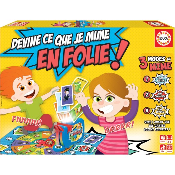 Devine ce que je mime en folie