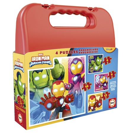 Maleta Progresivos Iron Man and his Awesome Friends 6+9+12+16 2