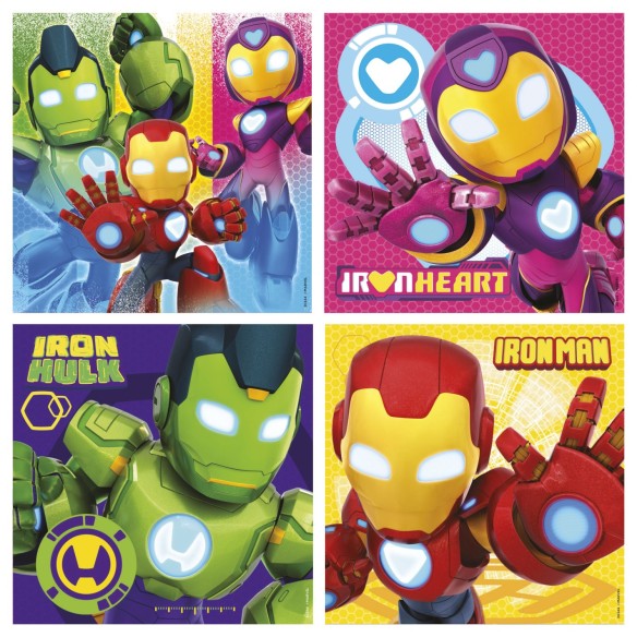    Maleta Progresivos Iron Man and his Awesome Friends 6+9+12+16