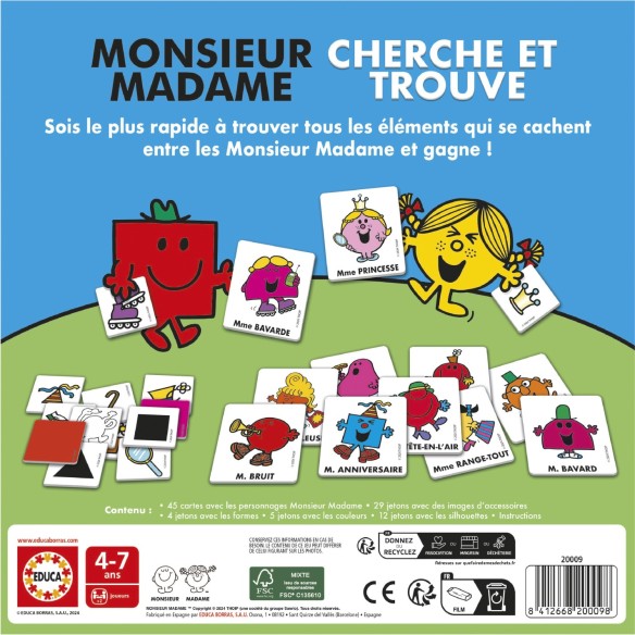    Monsieur Madame Cherche et Trouve