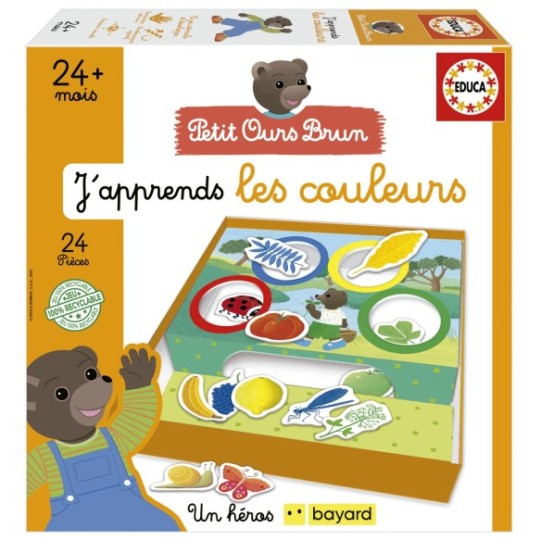 J'apprendre les Couleurs - Petit nôtre Brun