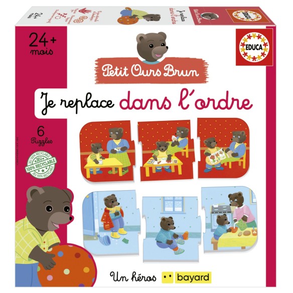 Je remplace dans l´ordre