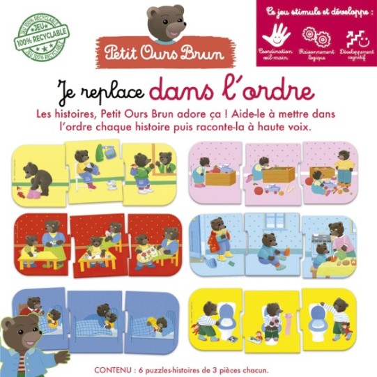    Je remplace dans l'ordre