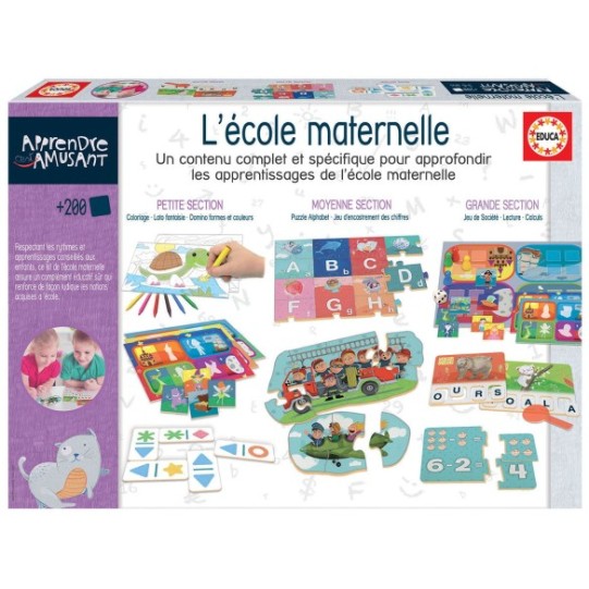 Kit Ecole Maternelle Apprendre C´est Amusant