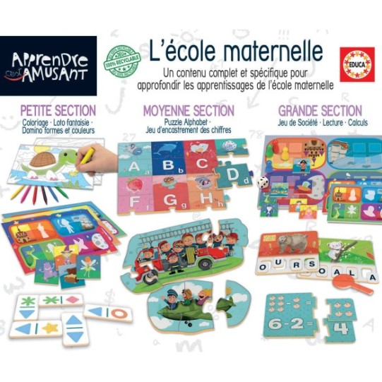 Kit Ecole Maternelle Apprendre C´est Amusant