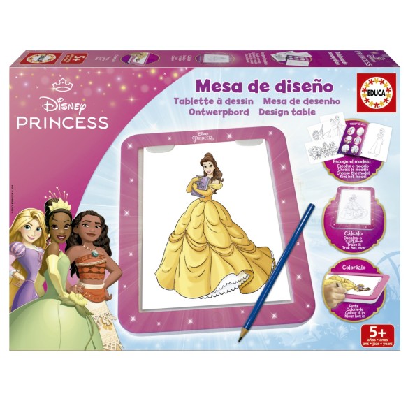 Tablette lumineuse à dessin Disney Princess