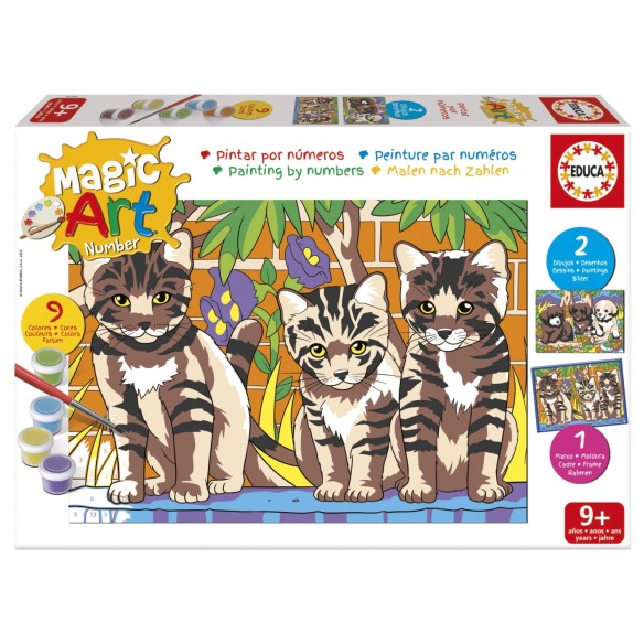 Magic Art Number - Kittens dogs