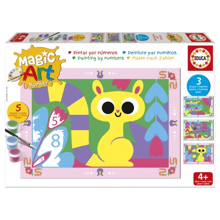 Magic Art Number - Animaux de la jungle