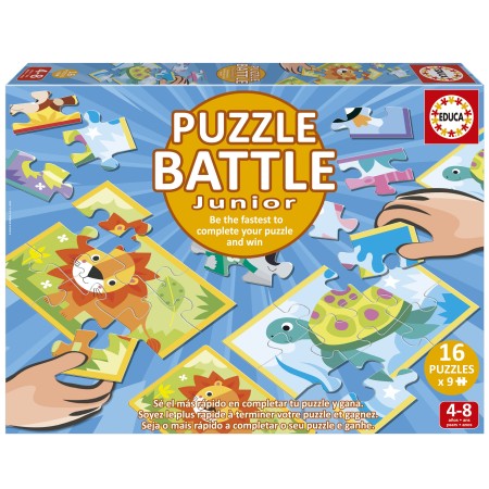 Puzzle bataille jr animaux 2