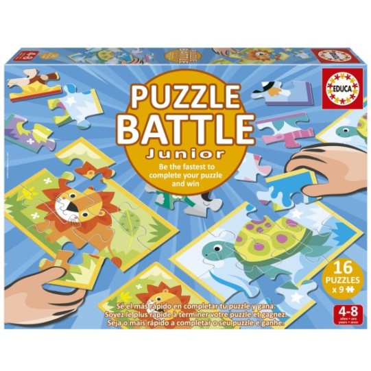 Puzzle bataille jr animaux