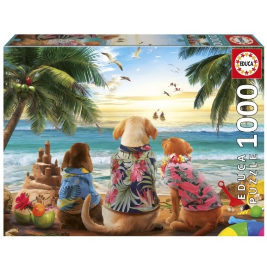 1000 Chiens sur la plage