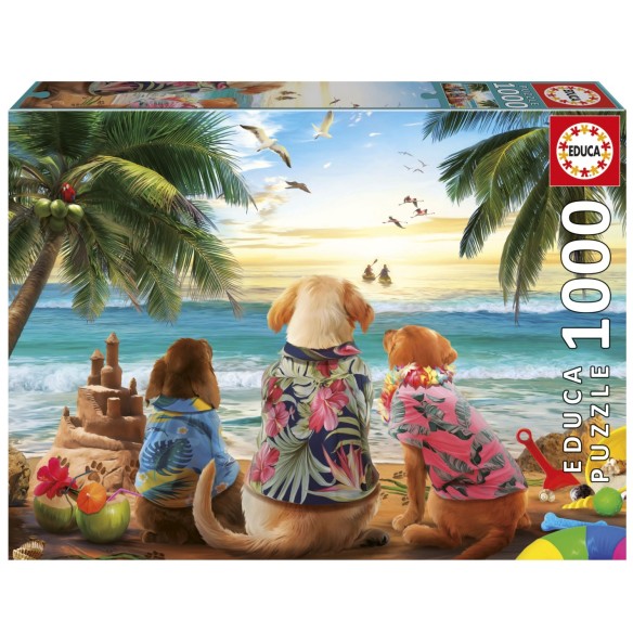 1000 Chiens sur la plage