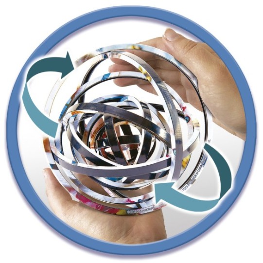    Round 3D Puzzle Abstract