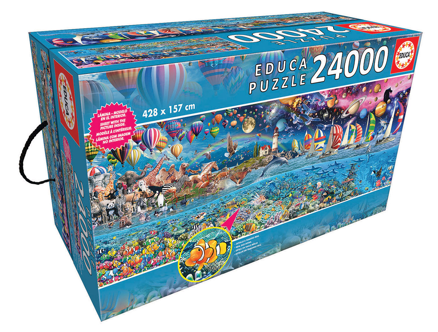 Puzzle carte du monde 1000 pièces Educa : King Jouet, Puzzle 500 à 1000  pièces Educa - Puzzles